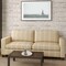 Newport Sand - Beige & Taupe Stripe Upholstery Fabric 54 Inches"
